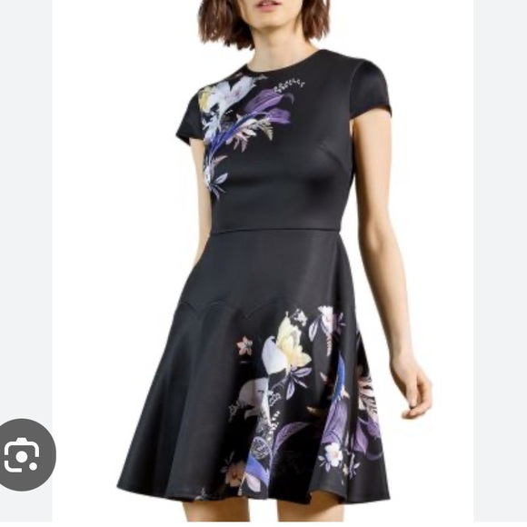 Ted Baker Pipino Skater Dress Ted Baker size3 US size8-10 - Picture 2 of 7